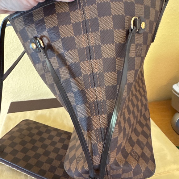 Louis Vuitton Neverfull NM MM Damier tote and wristlet - Picture 10 of 17